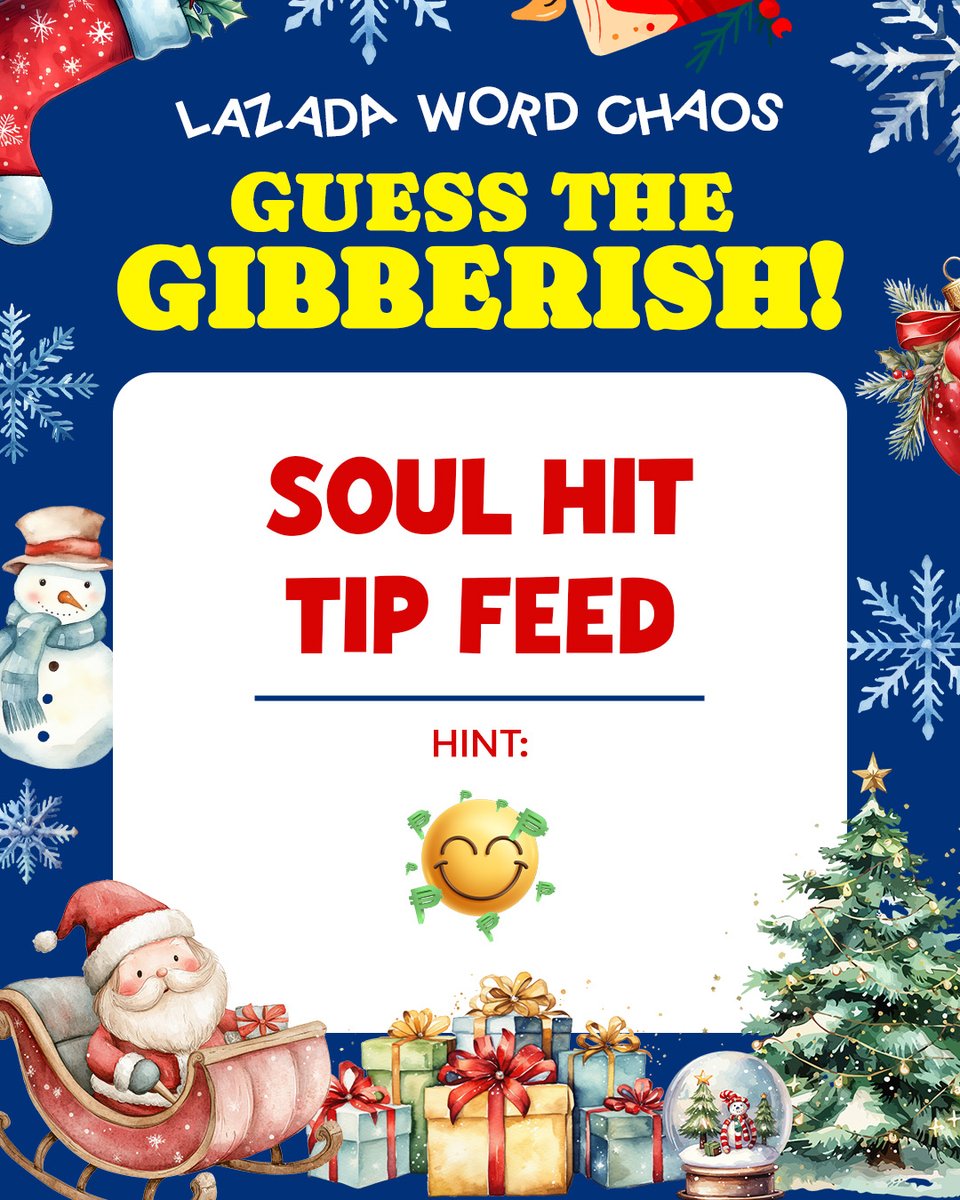 LazadaPH's tweet photo. Bagong pakulo na naman! 🤪

For ₱300 voucher, kaya mo bang mahulaan ang word na ‘to? Dapat alam mo ‘to kasi marami nito sa #LazadaPH! 🩵✨

Comment down your answers! 👇 https://t.co/kHE9g4iL4P
