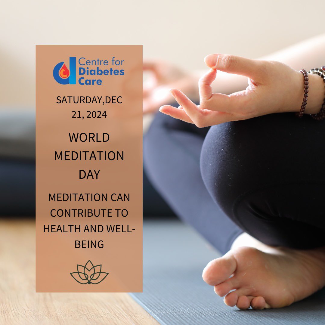 cdc_centers's tweet photo. #WorldMeditationDay2024 https://t.co/g5XGcYD7iH