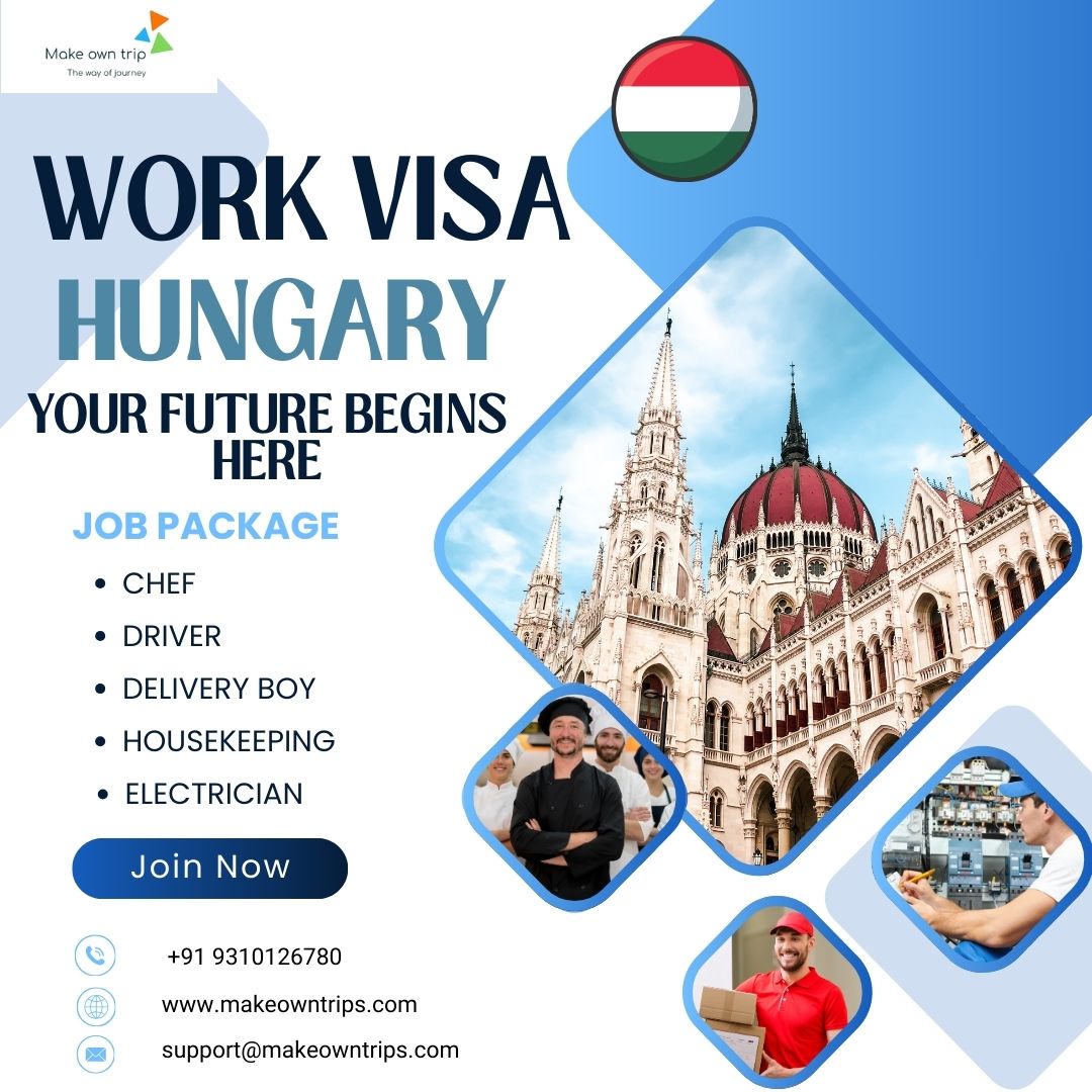 makeowntrips's tweet image. Unlock your career in Hungary! 🇭🇺 Apply for a #WorkInHungary visa today and step into endless opportunities. 
Click here: makeowntrips.com
Call Now:+91 9310126780
Email: support@makeowntrips.com
#HungaryJobs #CareerAbroad #GlobalCareers #ExpatLife #DreamBig #WorkAbroad