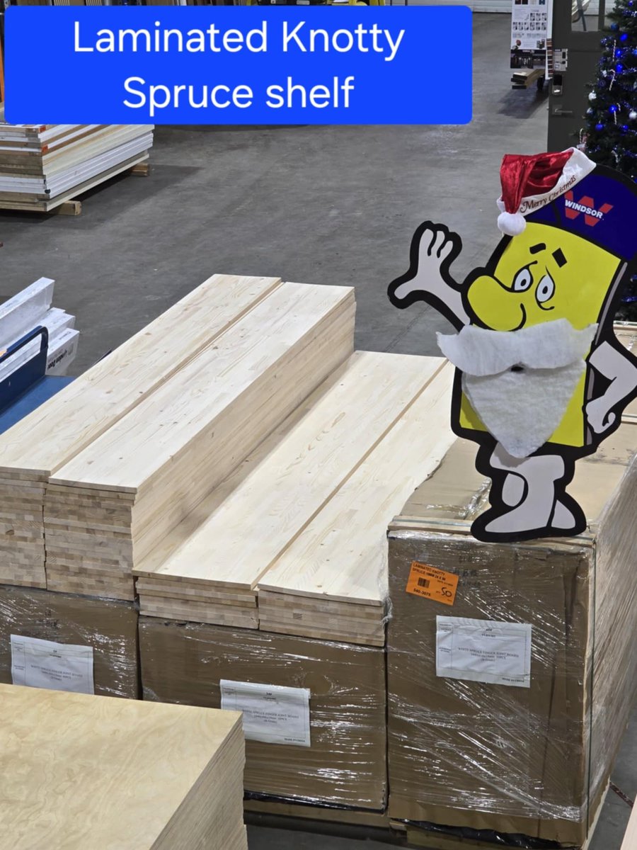 WindsorTotara's tweet image. On the Eleventh day of Christmas my True Love gave to me, Slatwall wall panels, shelving and Acacia Shelves to spruce up our living room. For those seeking endless Gift options Windsor Plywood Calgary South is the place to shop! 🎁🏠 #TheExpertsYouNeedToKnow

#46 Highfield...