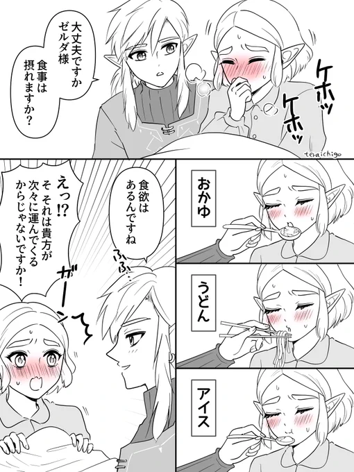 風邪ひいたゼルダ様 
