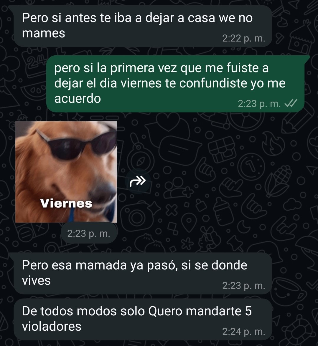mrxtrrt's tweet image. Hilo funando ami ex novio porque me trataba mal y me hizo tocarlo en un salon de clases
(mientras voy poniendo mensajes que me mandaba)