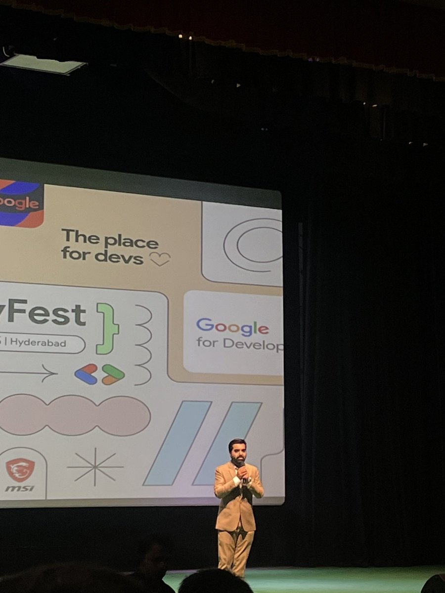 Me_duh_k's tweet photo. Google dev fest 2024
#gdghyd2024 #TechinHyd #googledevfest24 @googledevs @Google @msi https://t.co/wLVgdO6J7a