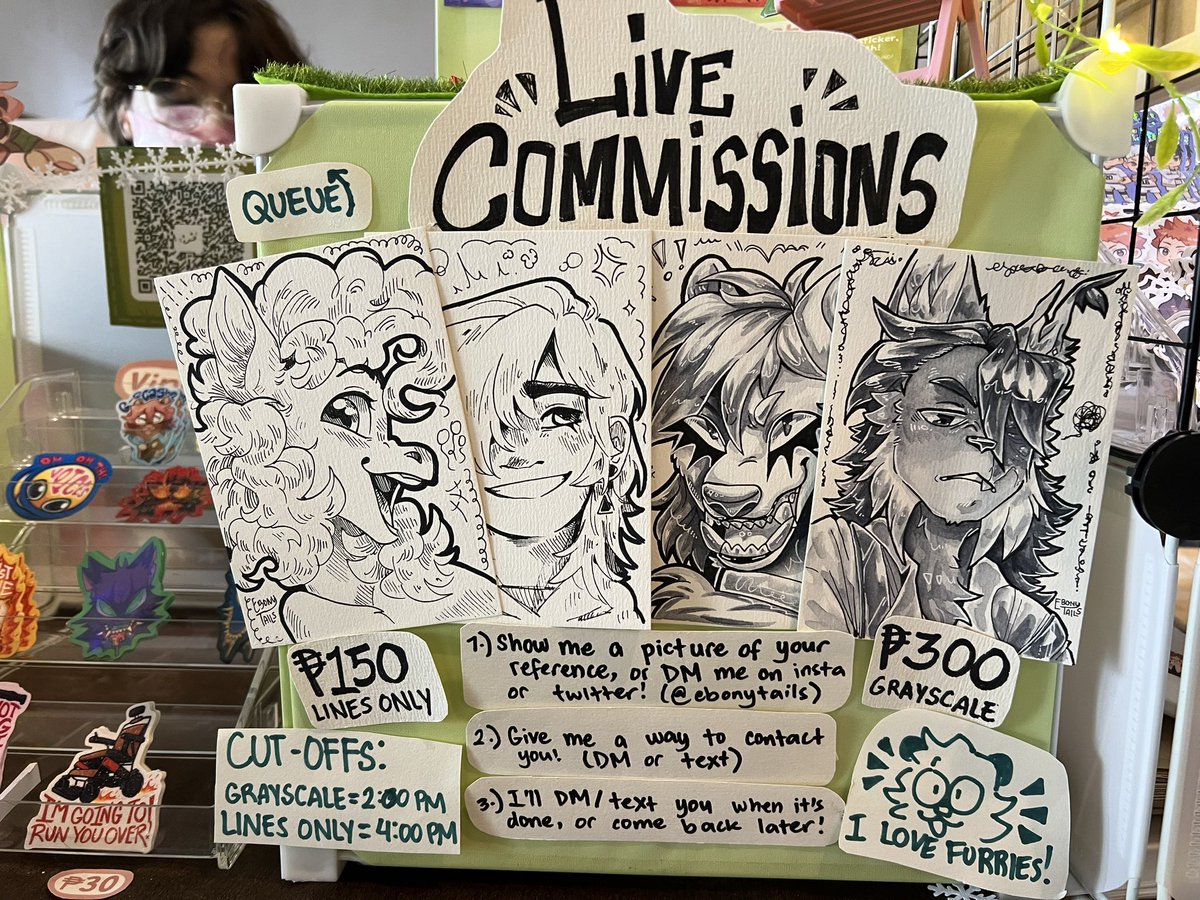 EbonyTails's tweet photo. During PotA Winter I did Live commissions again!! Here’s all the commissions I was able to do ^^
#potawinter #patronsofthearts #patronsoftheartswinter
🧵❄️ https://t.co/0M5eSlu3ri