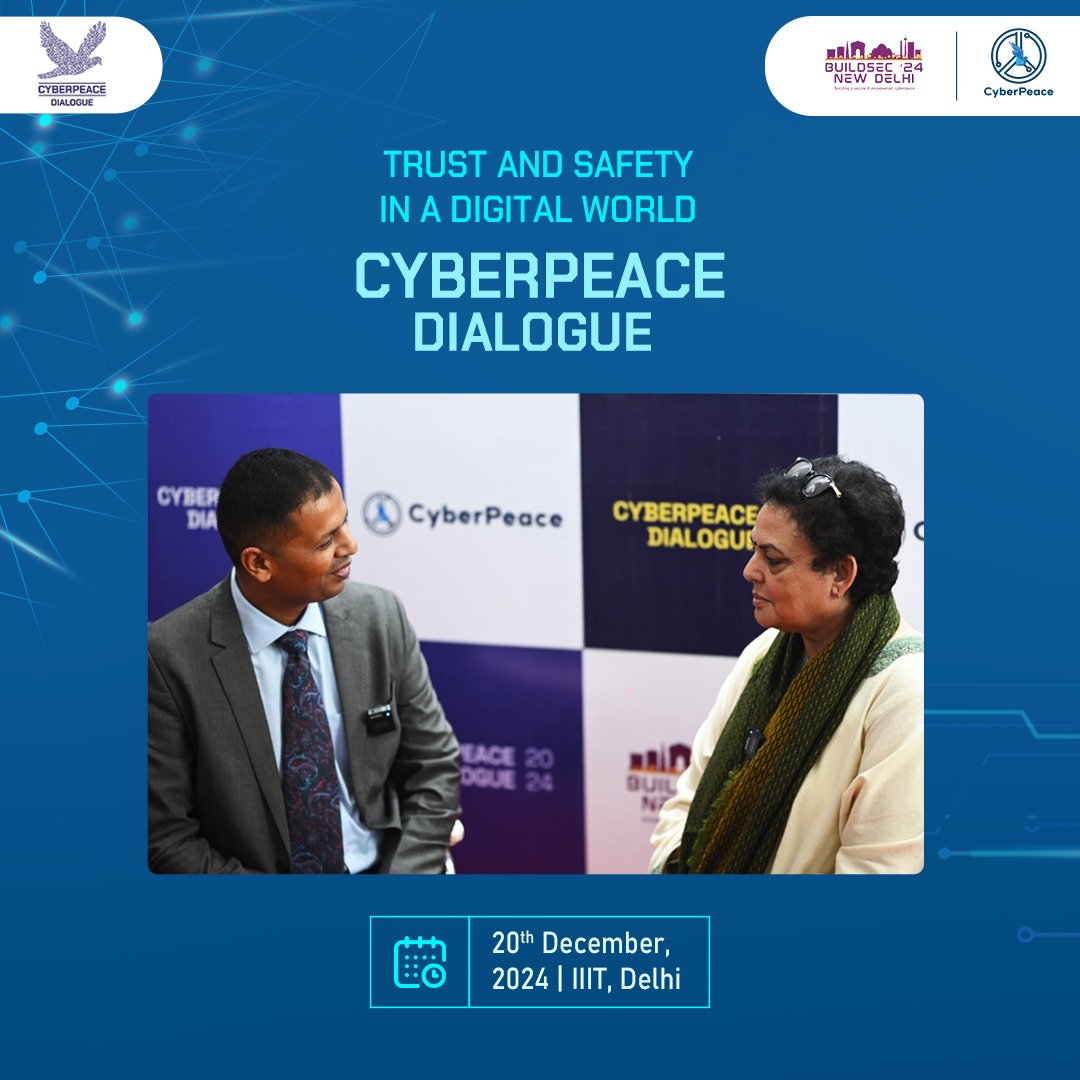 Rajbirrohilla's tweet photo. 📍IITDELHI
@CyberVineet welcomed Smt. Rekha Sharma(@sharmarekha), MP, Rajya Sabha, and former Chairperson of the NCW, as the chief guest and keynote speaker at #CyberPeaceDialogue.
She spoke about trust and safety in the new digital age and how we can empower people to combat cyber threats and have safer digital experiences every day 💻
#CyberPeace☮️ #CyberPolicy #CyberDiplomacy #CyberSecurity #IIITDelhi