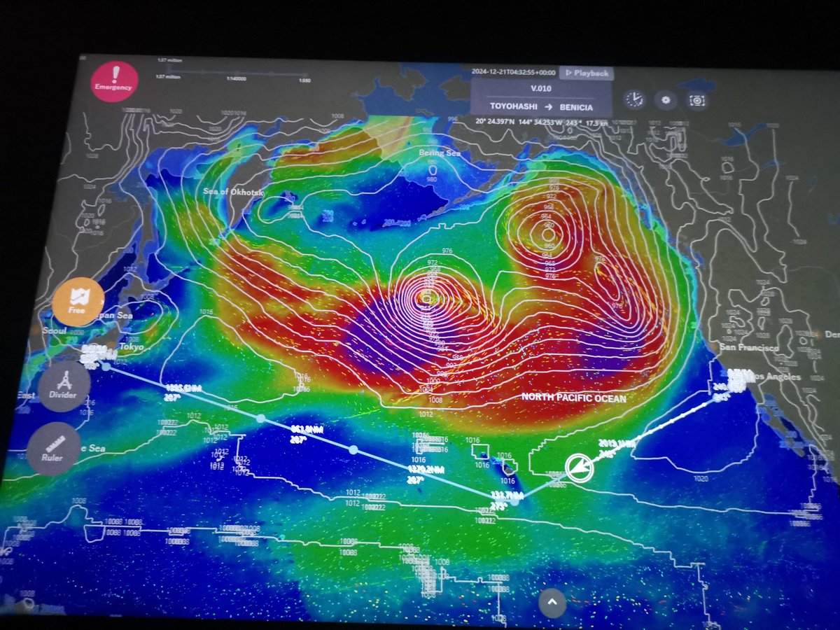 Pacific Ocean at the moment.
