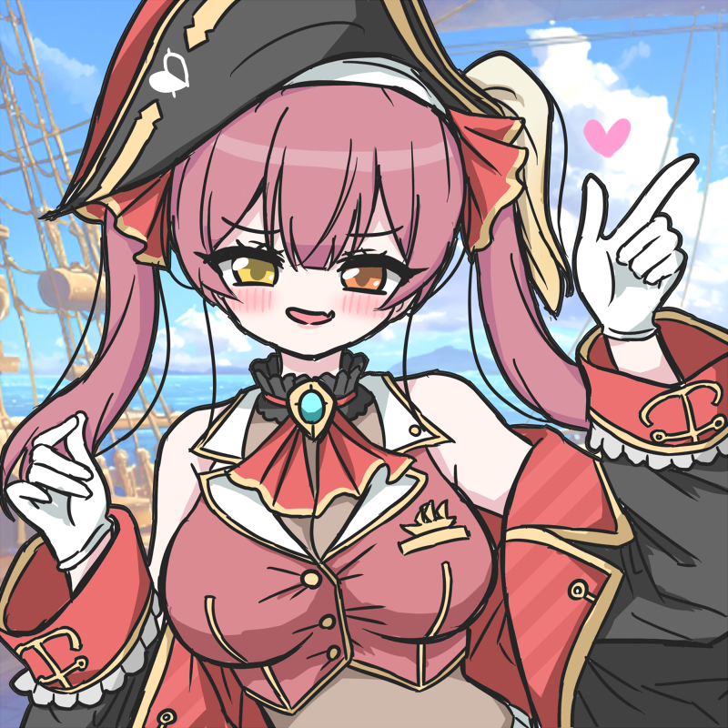 マリン船長描いた!!#マリンのお宝 