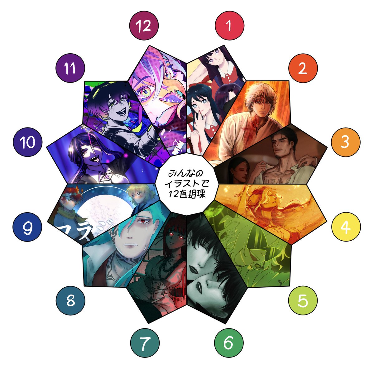 COLOR WHEEL | THEME OC/MUSIC

hosting a lil things with my artist moots. check out the full piece in thread >:D

#colorwheelchallange #originalcharacter #DigitalArtist #thaiartist