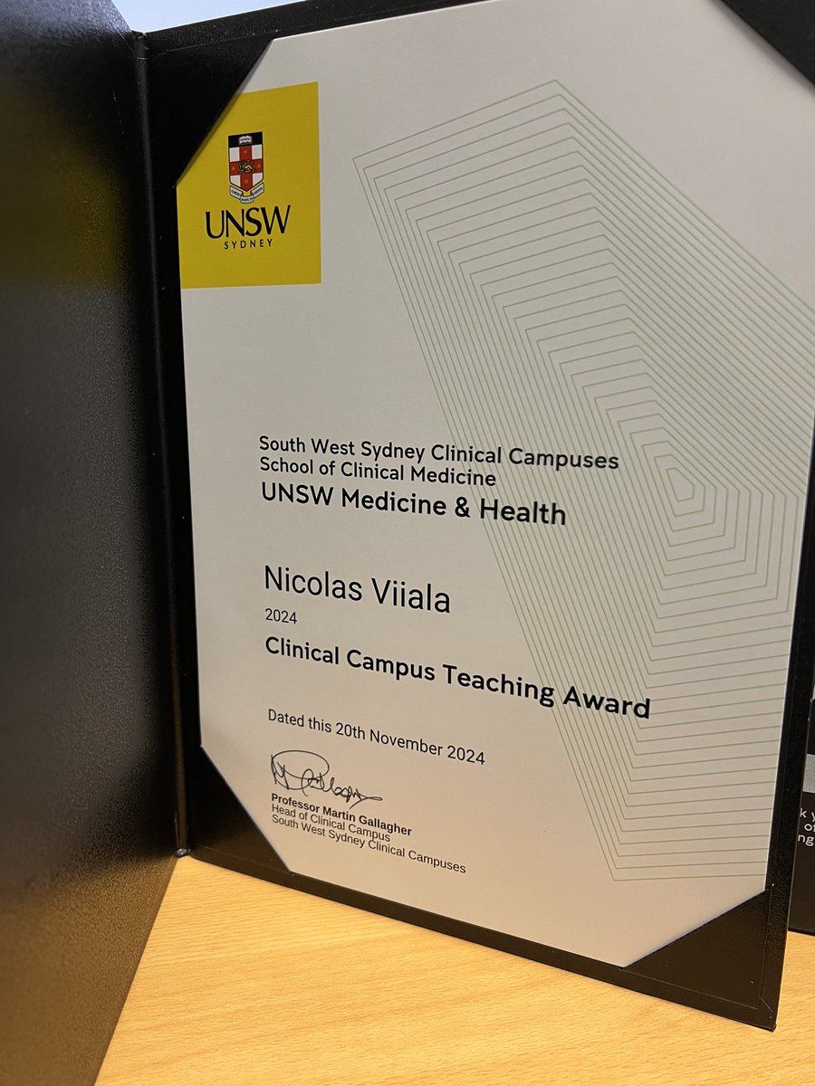 Thanks UNSW. Onwards and upwards.