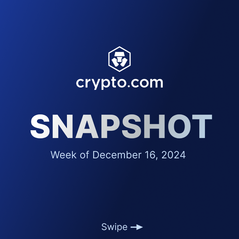 cryptocom's tweet photo. It’s almost Christmas, and SnapShot 185 is here 🎅

In this issue, we discuss #BTC’s latest ATH, the outlook for red or green candles this Christmas, and the first Crypto golf purse that was awarded in #CRO this week.