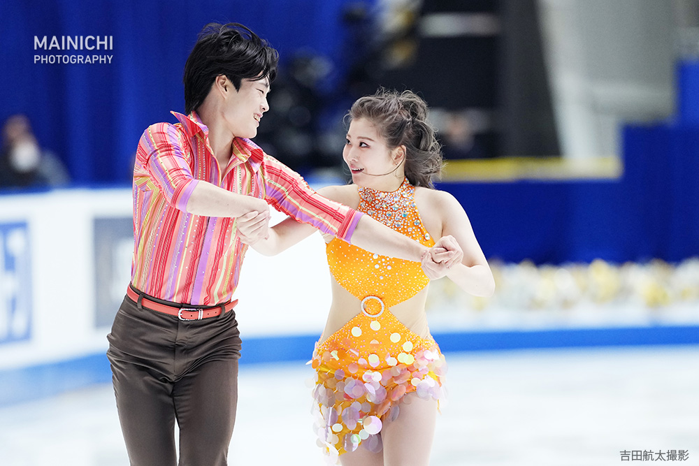 フィギュアスケートの全本選手権は競技2日目。アイスダンスRDが行われ