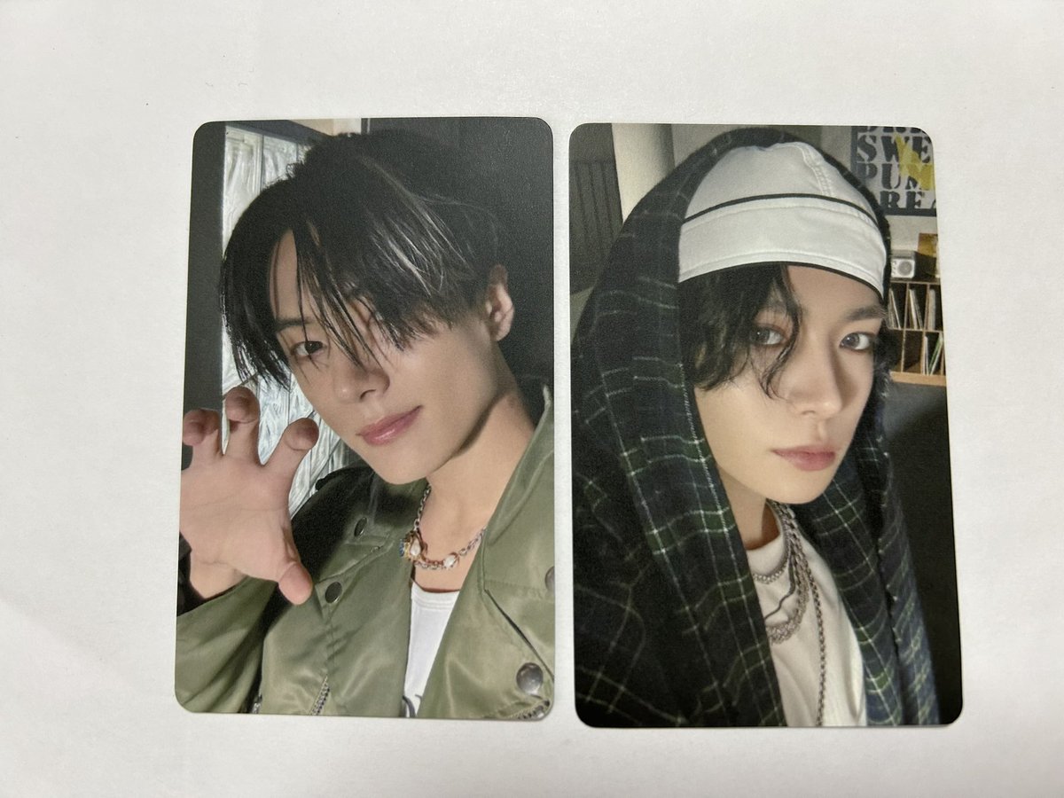 won_risa's tweet photo. enhypen ラキドロ 交換

譲 ヒスン ジェイ
求 ジョンウォン

交換可能な方はdmリプお願いします🙇🏻 https://t.co/j2kapvEoOW