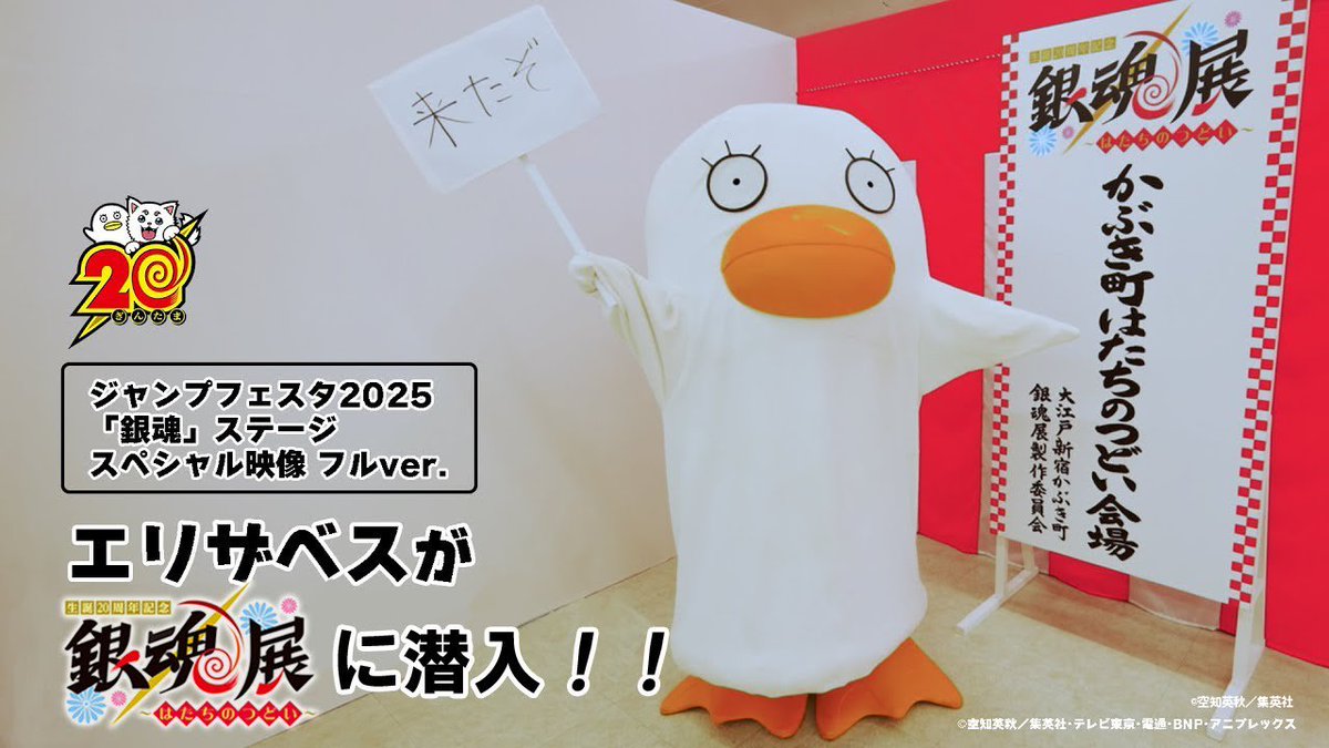 ┏━━━━━━━━━━━━━━┓ エリザベス銀魂展に潜入
