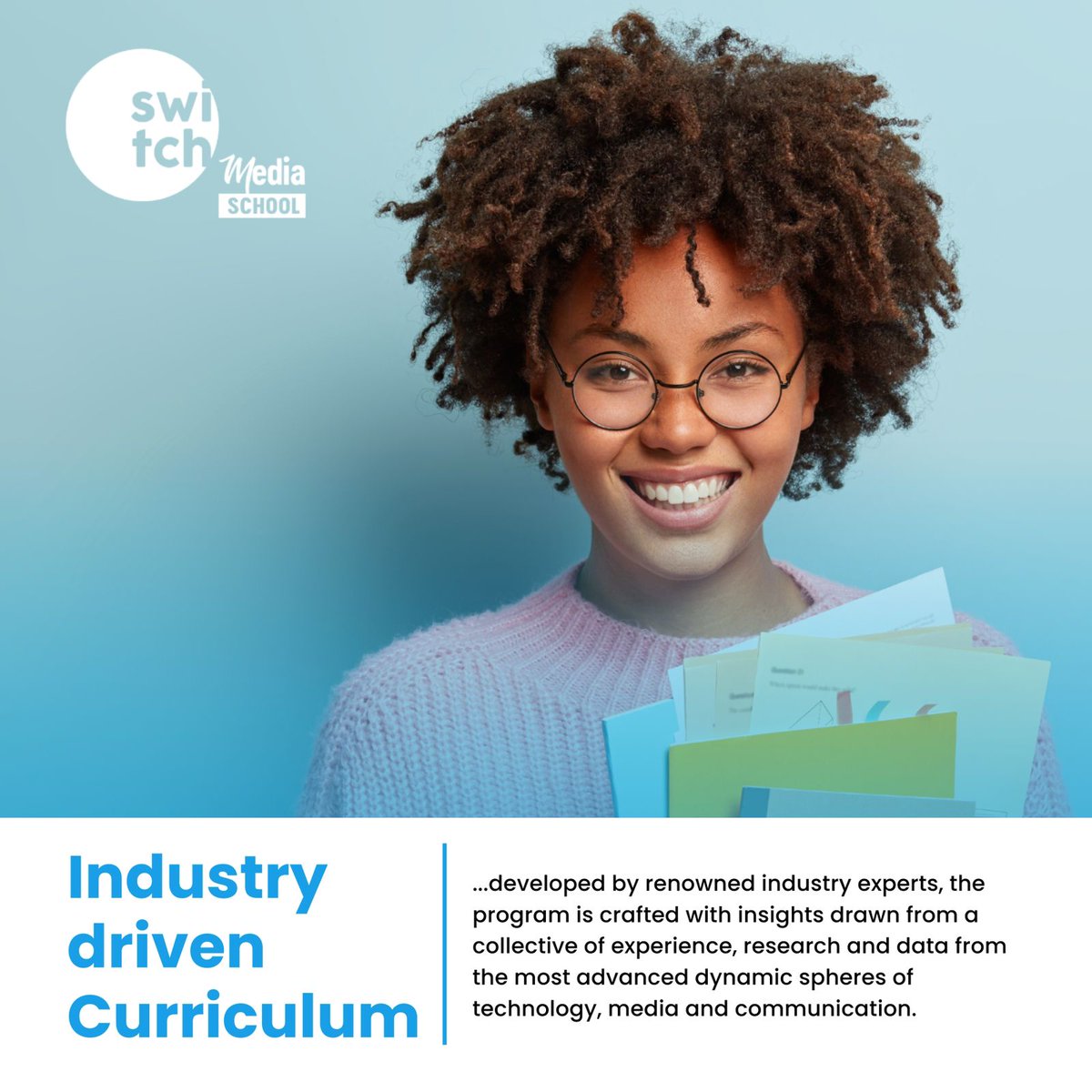 Located in Nairobi, <a href="/switchmediasch/">Switch Media School</a> provides cutting-edge programs developed by professionals behind #SwitchTV, Africa's most influential youth TV station.