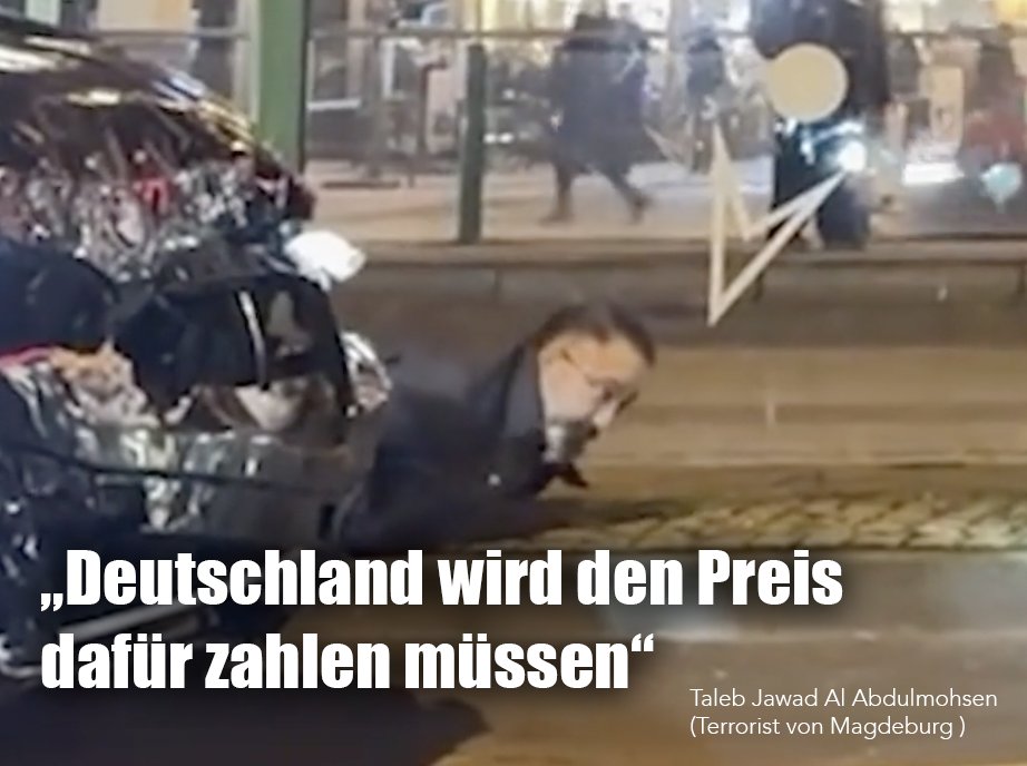 Der Magdeburger Terrorist Al Abdul hasste den Islam, aber er hasste die Deutschen mehr. 

Er hätte mit seinem Auto auch in ein muslimisches Straßenfest oder in eine Demonstration syrischer Al-Kaida-Anhänger fahren können.
Er hätte einen Anschlag auf die Saudische Botschaft, oder