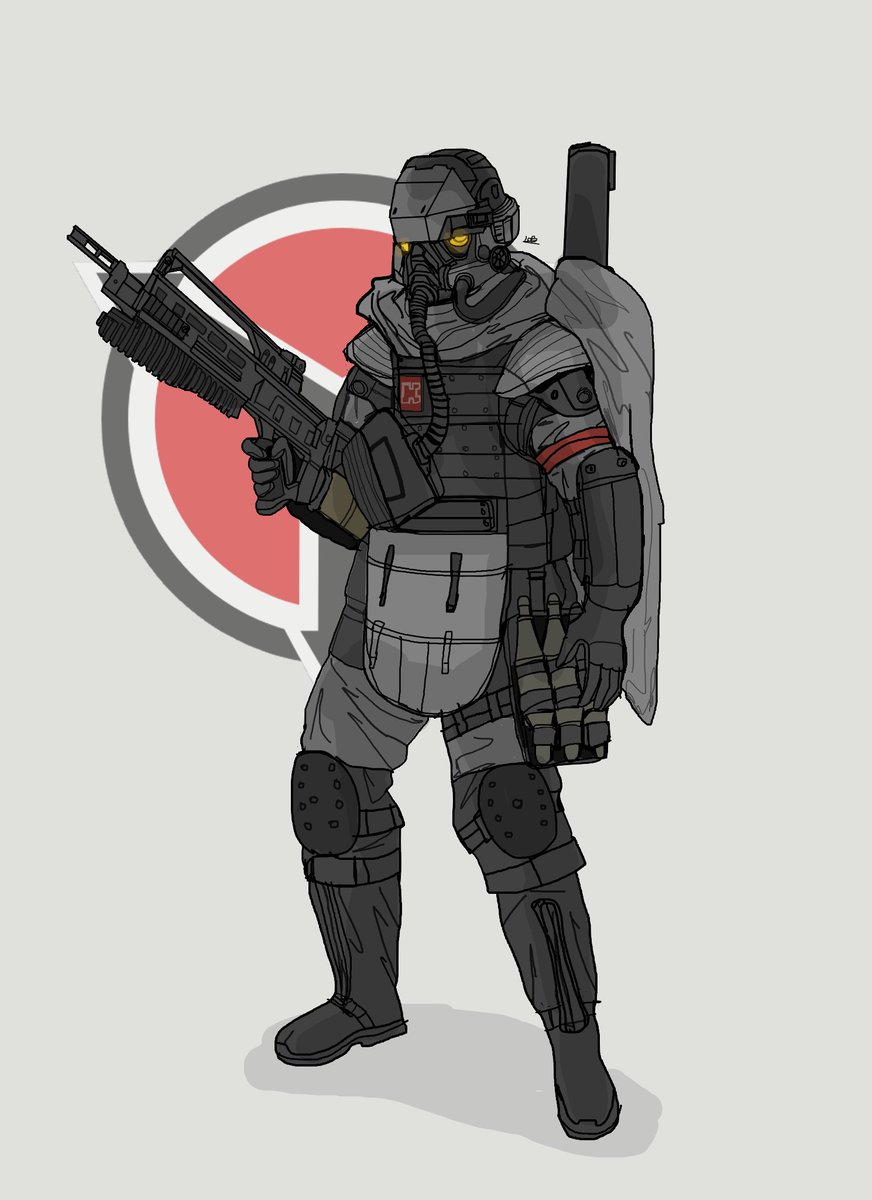 Helghast Support soldier.