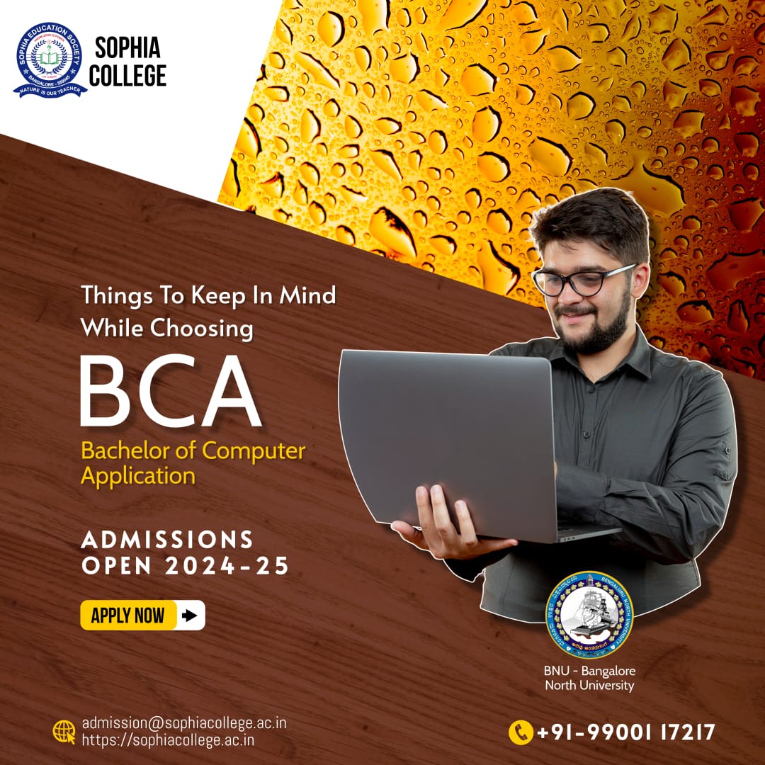 SophiaDegCol's tweet image. 🚀 &quot;Dream Big, Code Bigger—BCA Admissions OPEN!&quot; 💻
 #BachelorofComputerApplications (BCA) degree 
📢 #ApplyNow for 2024-25 Admissions! — #Joinustoday!
📞 Contact Us: wa.me/+91-9900117217

#BCADegree #OnlineLearning #SophiaCollege #BangloreEductaion #Shampur #Ashoaknagar