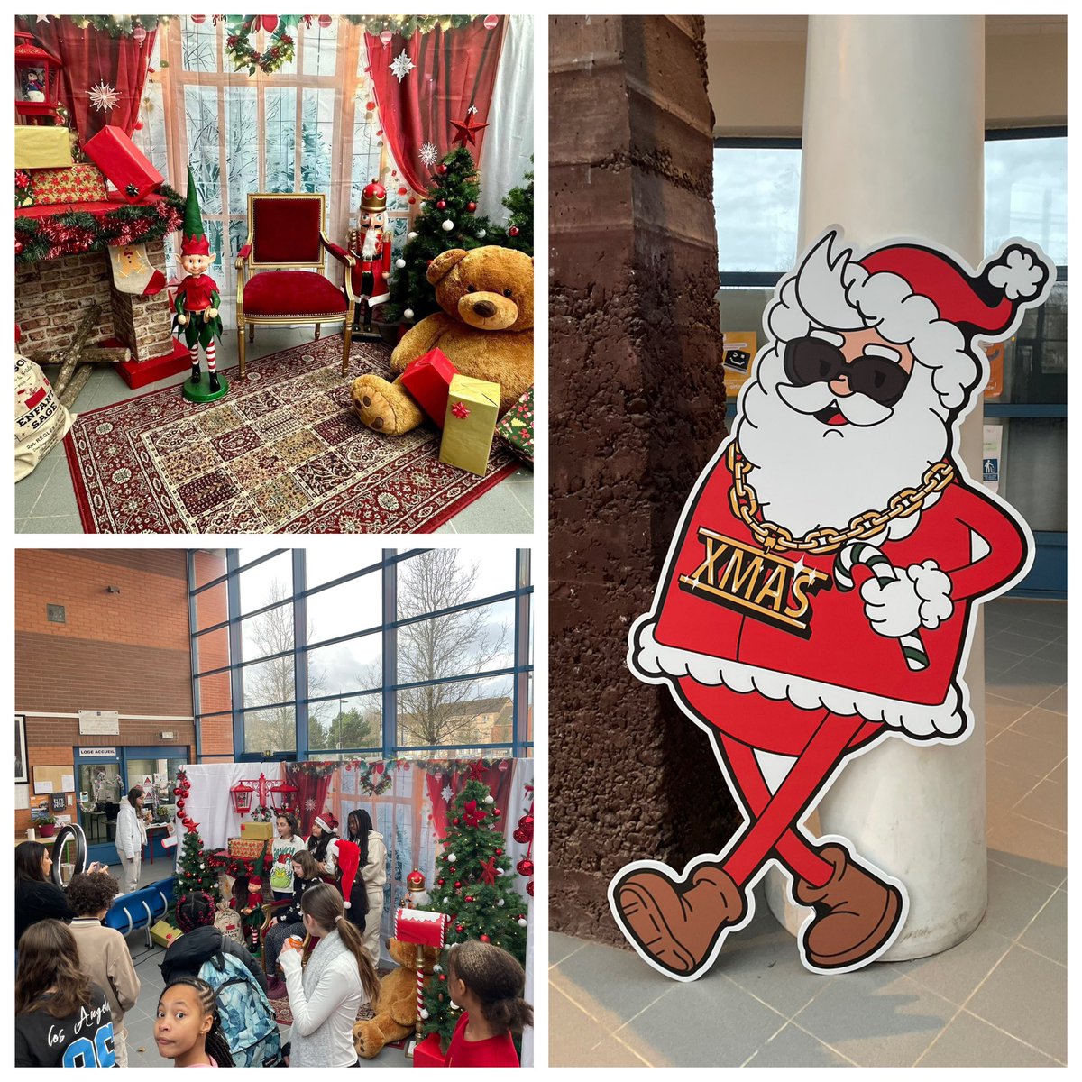 Collège Camille CLAUDEL (@camille91280) on Twitter photo Fête de Noël: Décoration réalisée par les associations de parents 🎄🎅
#coeducation <a href="/acversailles/">Académie de Versailles</a> Fête de Noël: Décoration réalisée par les associations de parents 🎄🎅
#coeducation <a href="/acversailles/">Académie de Versailles</a>