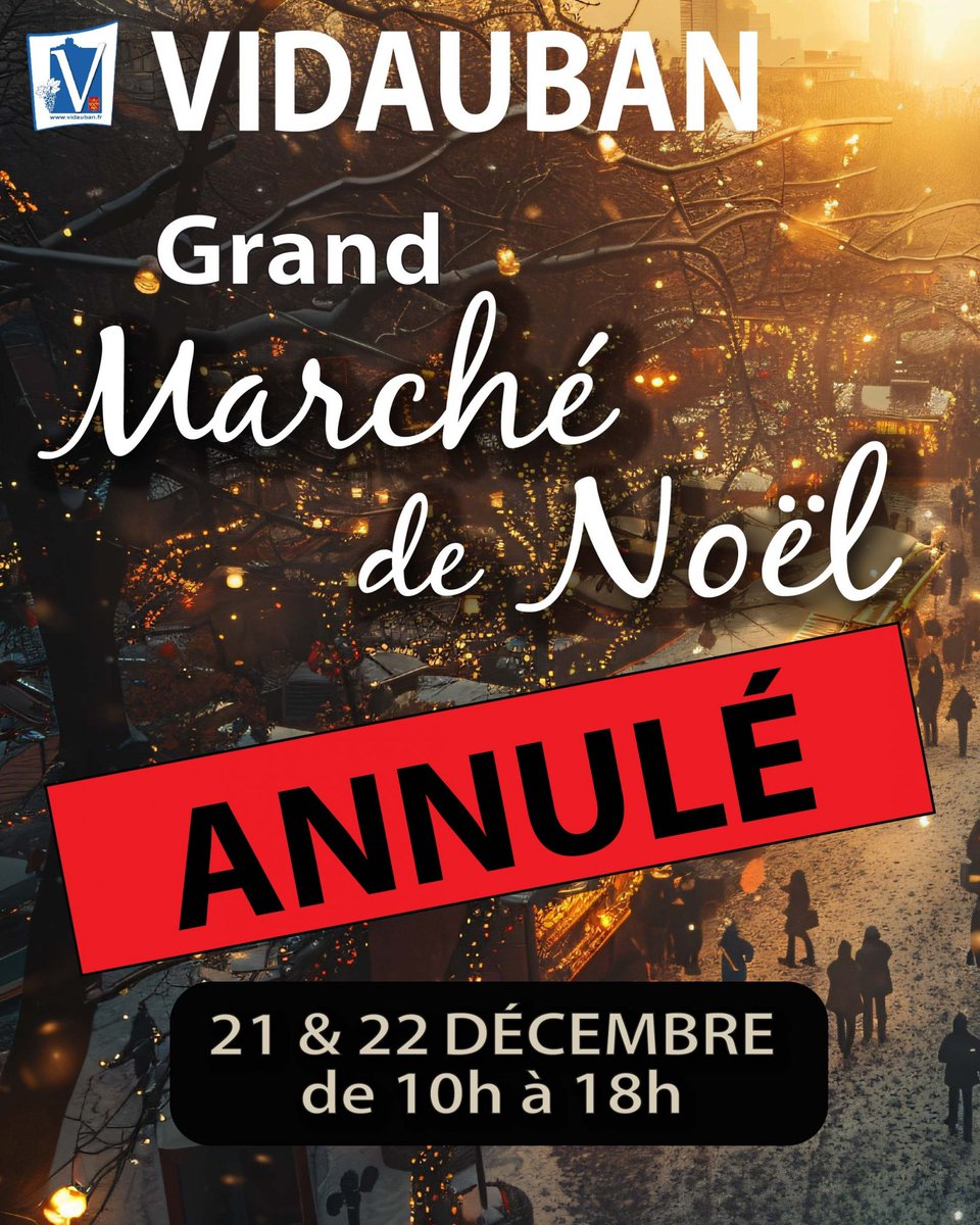 #Var Vidauban 
Grand marché et Animations de Noël
tv83.info/vidauban-grand…
