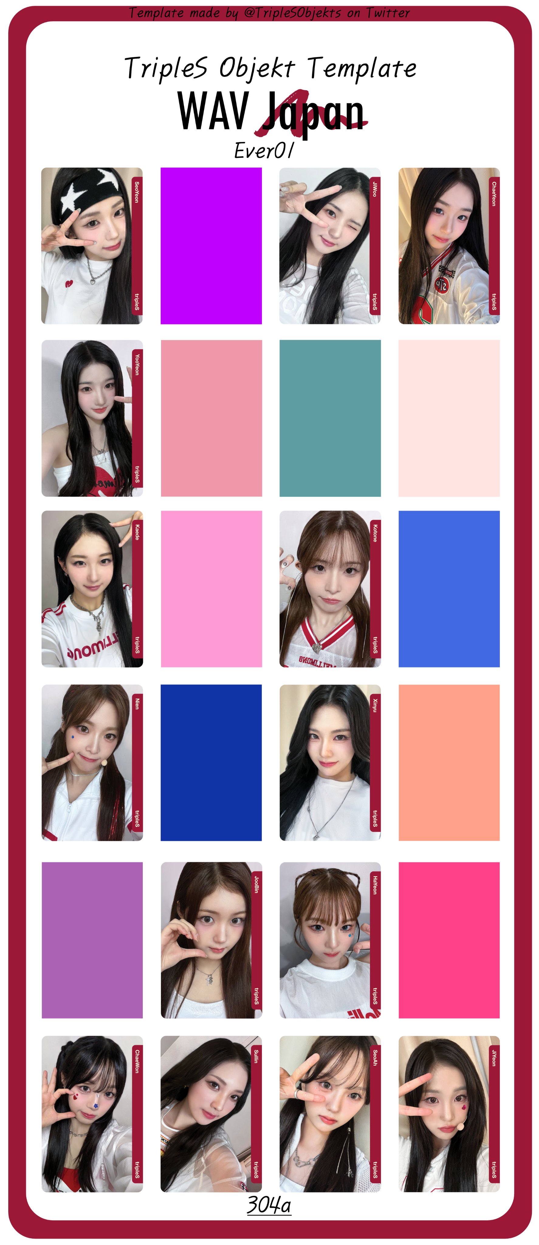 tripleS JAPAN WAV Objekt SoHyun E304 未使用 - メルカリ
