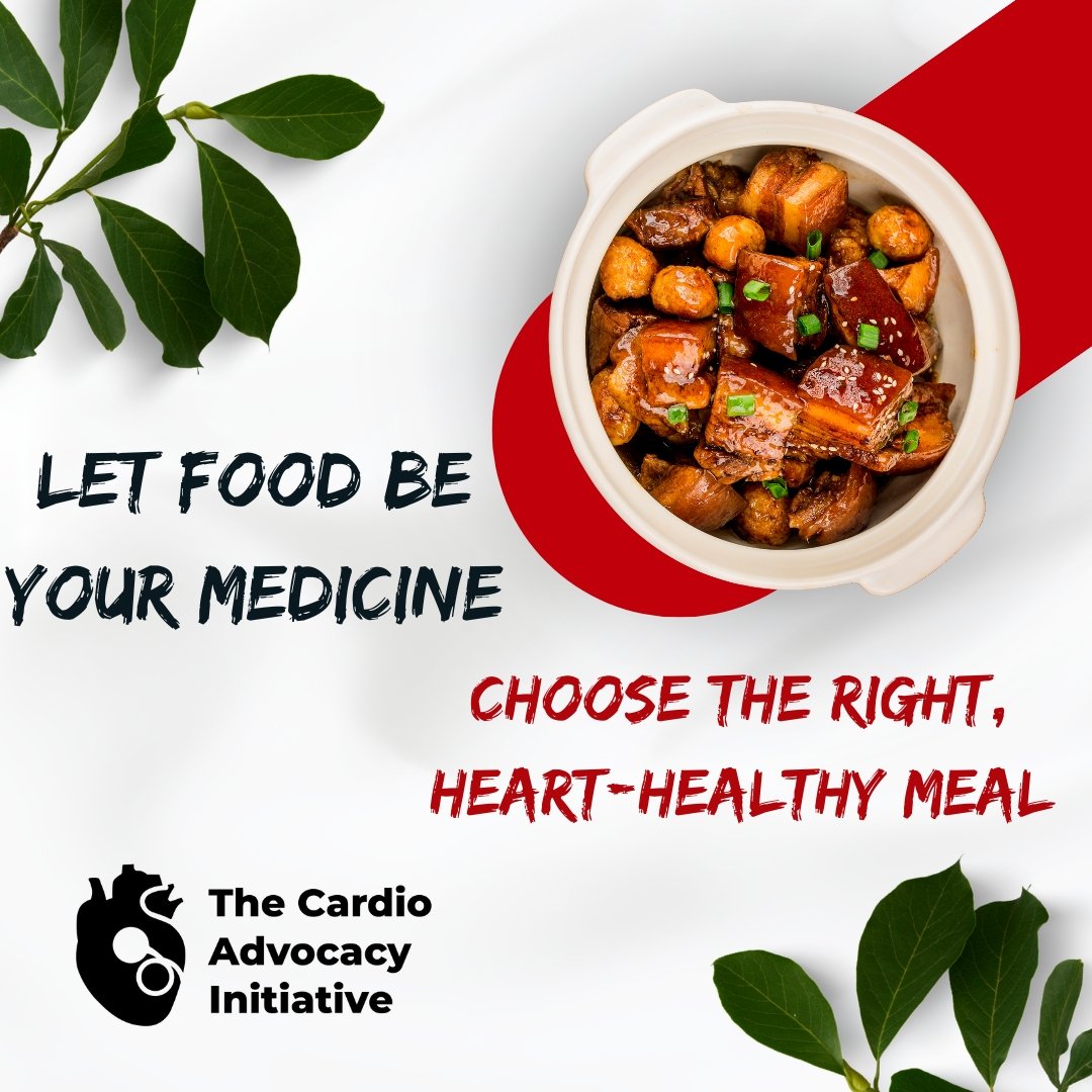 TheCardioNig's tweet photo. Let your #Food be your #Medicine. Choose heart #HealthyEating today to care for yourself and your loved ones. Small changes to your menu now can help you enjoy a life free from constant medications later.
Your heart deserves the best!
#HeartSmartDecember #TheCardioInitiative https://t.co/KCBiqnoQON