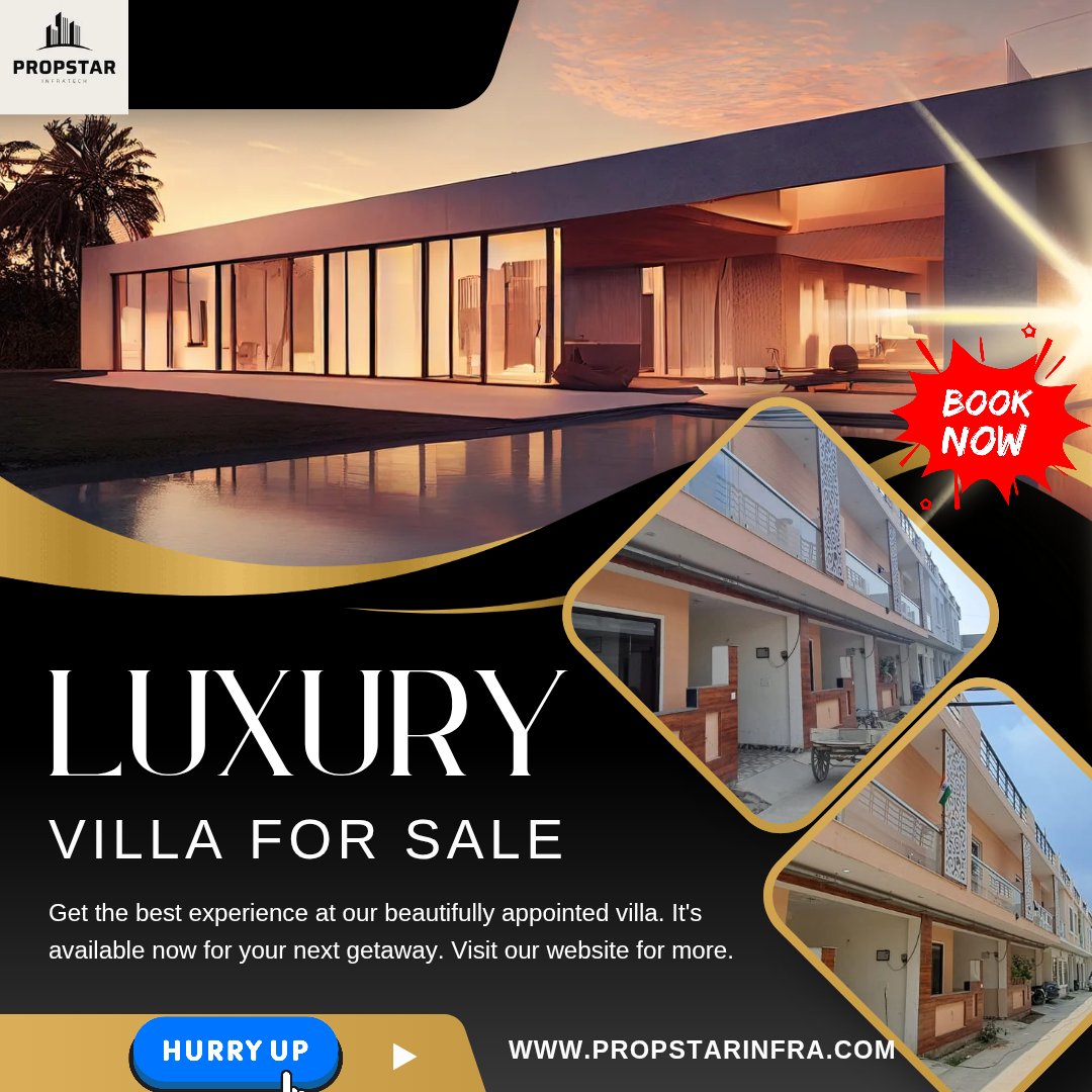 propstar641328's tweet photo. Propstar Infratech presents a luxurious villa in Noida Extension, blending modern architecture with premium amenities. This villa boasts spacious interiors, elegant finishes, and state-of-the-art facilities, offering a serene yet sophisticated living experience. Strategically https://t.co/ztlGz7vivK