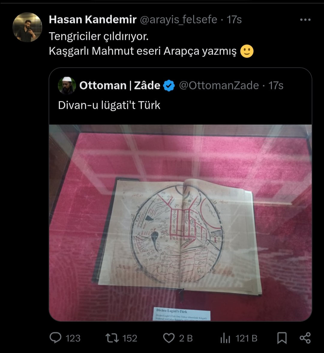 Araplara Türkçe öğretmek için yazılan SÖZLÜK kitabının Arapça olmasına şaşırmış

Durum çok vahim