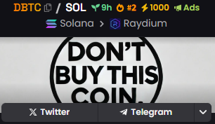 dont buy this coin tweet media