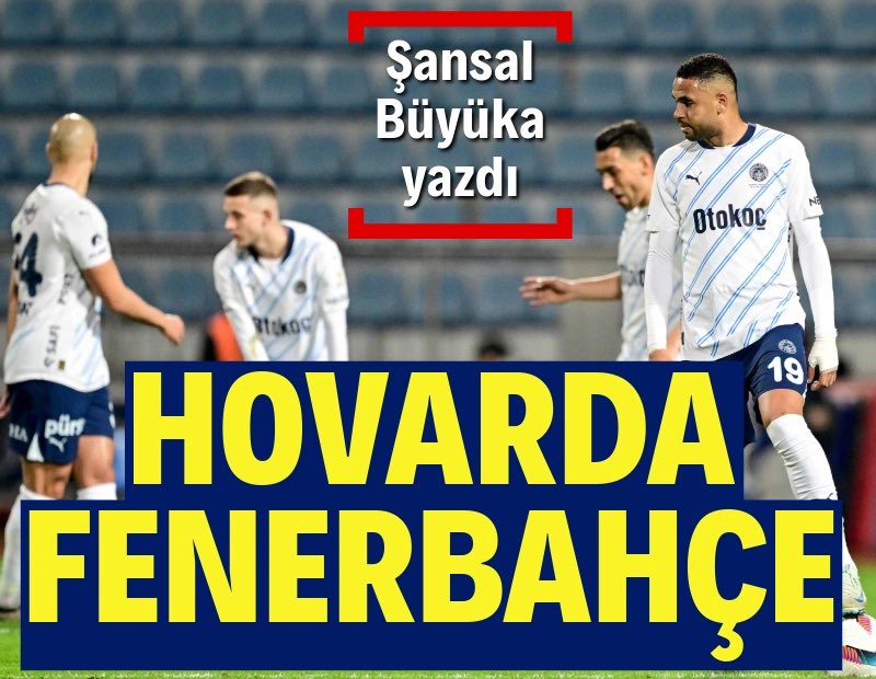 Şansal Büyüka yazdı: 

Hovarda Fenerbahçe  

nefes.com.tr/yazarlar/sansa…