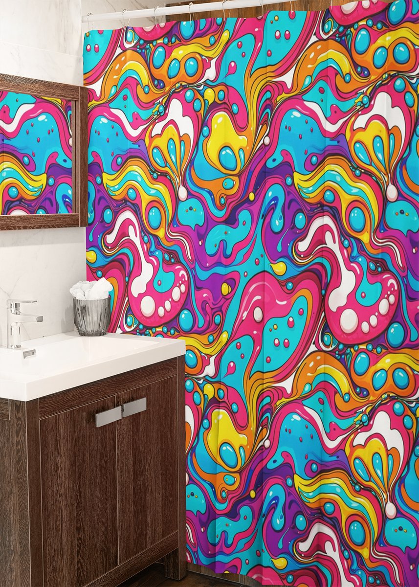 habatour20's tweet photo. A shower curtain, filled with a modern abstract digital pattern design, inspired by fluid art
#fluidart #fluidartpattern #fluidartpatterns #modernpattern #modernpatterns #abstractpattern #abstractpatterns #abstractdesign #abstractdesigns #showercurtain #showercurtains #curtainart https://t.co/VjUDIzmDZo