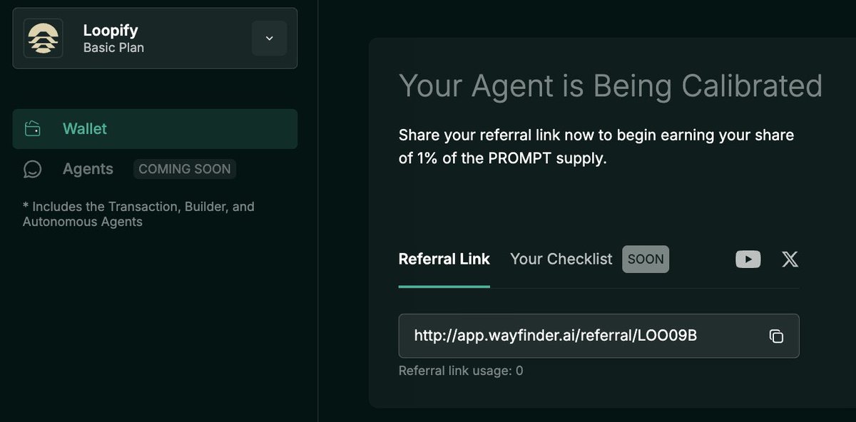Loopify's tweet image. going to start bull posting projects I invested in more

upcoming $PROMPT token can currently be farmed on their early launch

they didn’t follow the trend with AI, even though it’s the talk of the town now

app.wayfinder.ai/referral/LOO09B