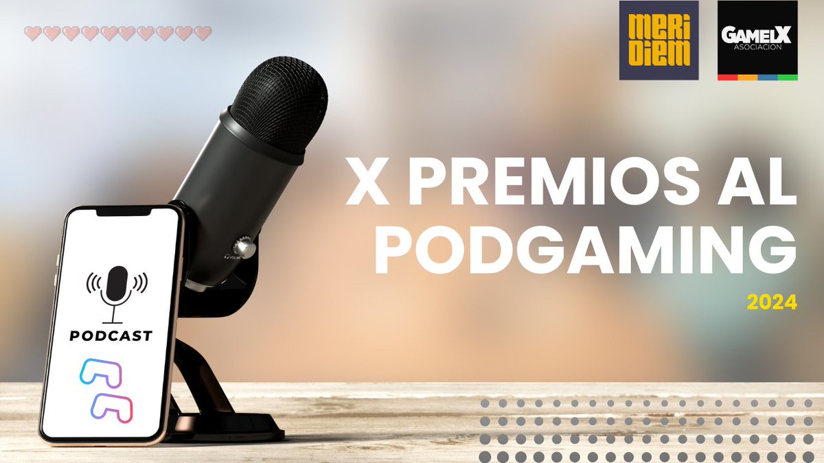 Mañana se entregan los X #PremiosAlPodgaming edición 2024, patrocinados por <a href="/MeridiemGames/">Meridiem</a>, en una gala que dará comienzo a partir de las 17:00.

Podréis seguirla en directo desde los canales de streaming de <a href="/GAMELX/">🎙️ GAMELX™ 🐦</a>