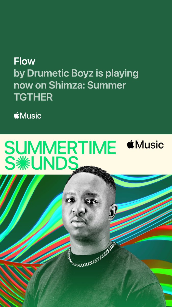 Katlego_Sii's tweet photo. Apple Music Summer Time Sounds:
@Shimza01 Summer TGTHER Playlist: https://t.co/16M9OdErMt
@dlalathukzin_ (Dj Mix): https://t.co/qCbPfrSlDw
#mcsf2024 #samromcsf #samro https://t.co/i7vmSPf91G