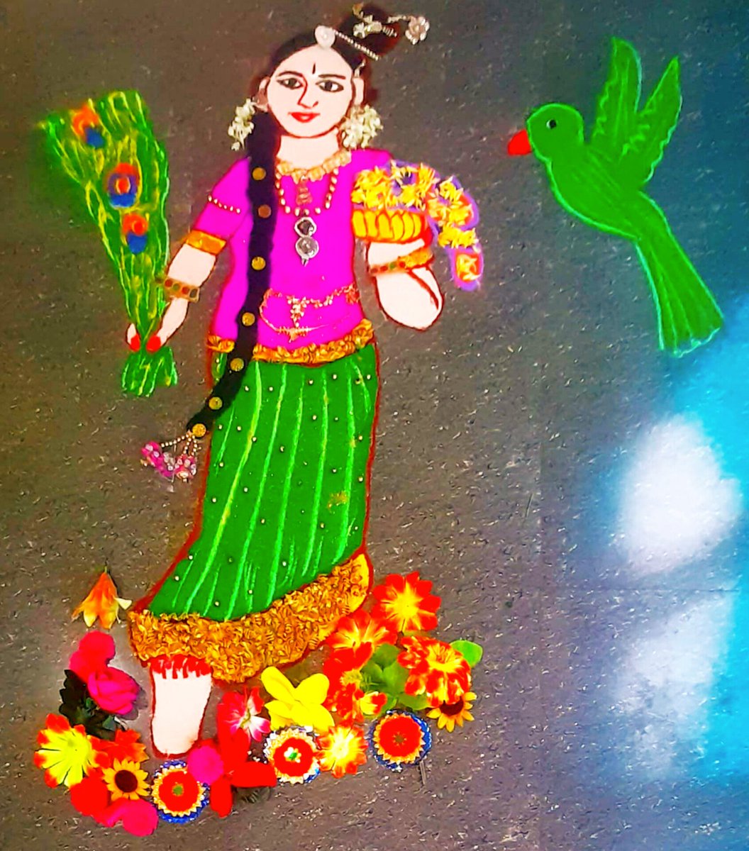 Amma kolam - Day 6 #Margazhi #Margazhikolam #Kolam