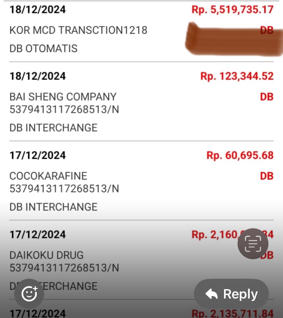 indah____sari's tweet photo. @GoodLifeBCA sekelas BCA managerny aj g tau kode transaksi apa.. tiba2 saldo kedebet dan tdk ad pop up ataupun notif di email.. sudah ke KCP terdekat tp dilempar ke hallo bca.. CS aj juga g tau cuma nerka2 ilang kmn duitny.. berakhr tdk ad solusi dan kejelasan https://t.co/9iNk9jhTQe