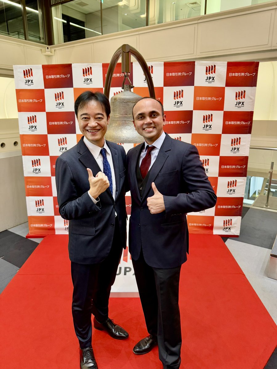 budhaditya13's tweet photo. I’m very pleased to share that we got listed at the Tokyo Stock Exchange yesterday. Many congratulations to Dr. Motoyuki Arai and all present and former colleagues! 🎉👏
Looking forward to our next chapter post-IPO.
#Synspective #IPO #SAR #Space https://t.co/YUQqksmr0h