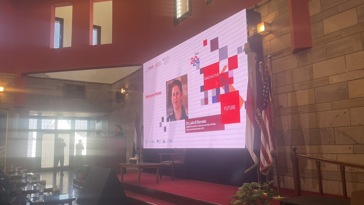 Launch of the annual AMEPPA conference at AUC in Cairo. Glad that CPP is sponsor. I will be on panel later this afternoon. 
@PolicyCollege