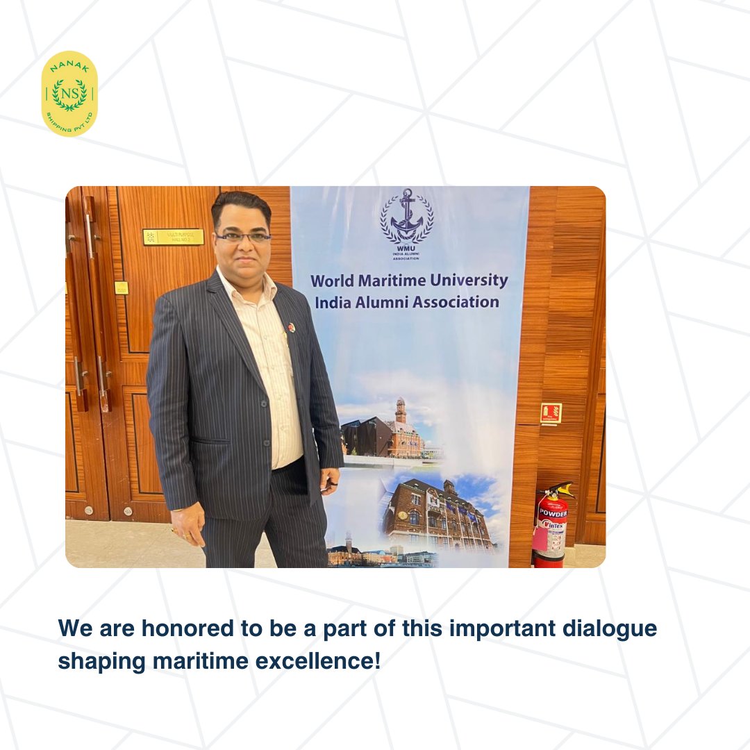 NanakShipping's tweet photo. 🚢 Sailing Towards a Greater Maritime Future! 🌊 Proud moment as our MD, Capt. Dilip, attended the prestigious "Making India a Great Maritime Nation" seminar, engaging with industry leaders to chart the course for India's maritime excellence. ⚓ https://t.co/pDCuPZQBfm
