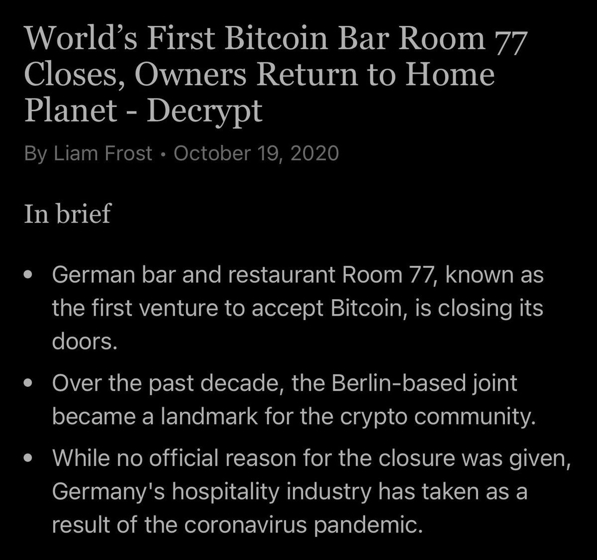 viktorgy19's tweet photo. #ROOM77 -Worldโs First Bitcoin Bar
7vG4ZbCU7uUTGHyGE7a8nZUy5xRAzPVHcsYjvhsgpump
30k mc. Dyor
QUICK BUY: https://t.co/rHJjlcuxo9 https://t.co/oFPaF4tRV8