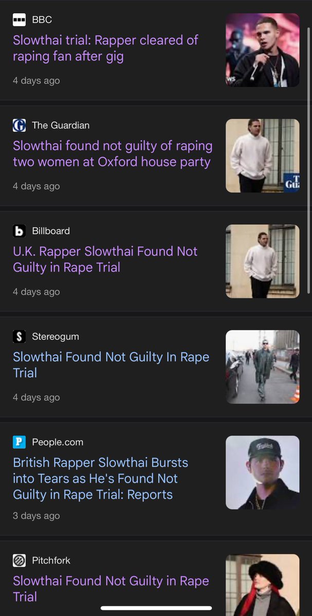 Ericwu41360044's tweet photo. To those people claiming he’s a raper: Slowthai was found NOT GUILTY, but his name along with her name will never be cleared https://t.co/uMo388e7wO