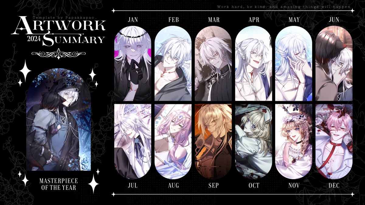 Papakkapao_'s tweet image. ✦ 𝟐𝟎𝟐𝟒 𝐀𝐫𝐭𝐰𝐨𝐫𝐤 𝐒𝐮𝐦𝐦𝐚𝐫𝐲 ✦
#Artsummary2024

ᴛʜᴀɴᴋ ʏᴏᴜ ғᴏʀ ʏᴏᴜʀ sᴜᴘᴘᴏʀᴛ!