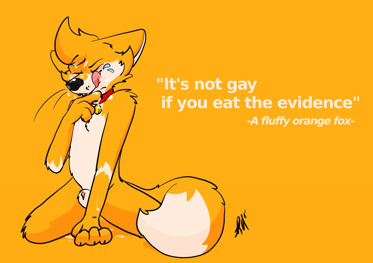 It's not gay if you eat the evidence!