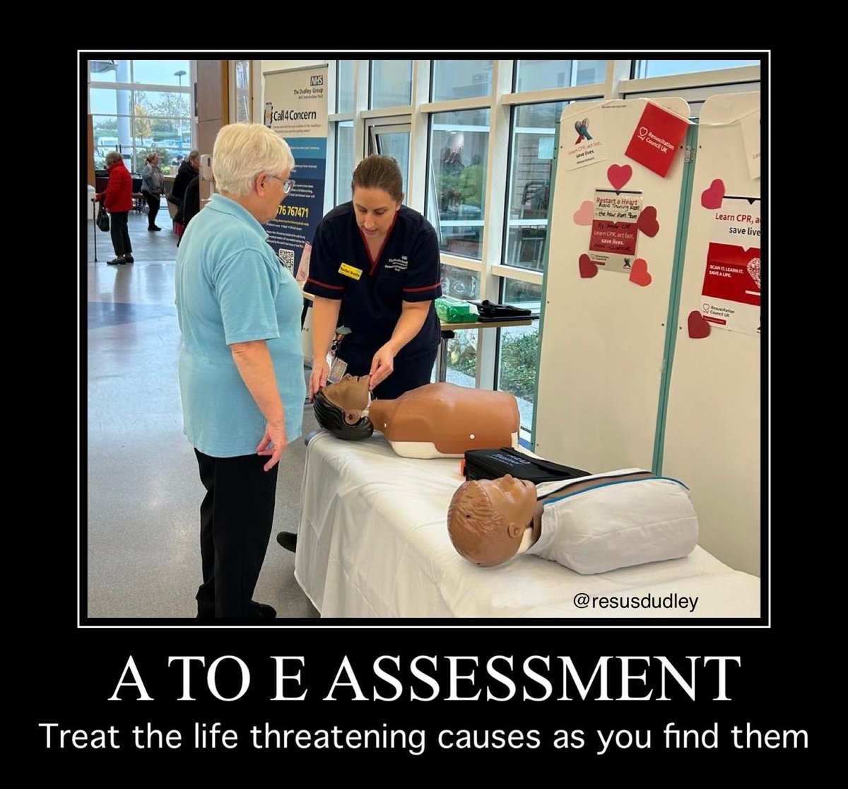 resusdudley's tweet image. Day 21 of our #ResusAdventCalendar reminds us that using a structured ABCDE assessment allows us to treat the life threatening causes as we find them &amp;amp; saves lives #DeterioratingPatients #AdventCalendar