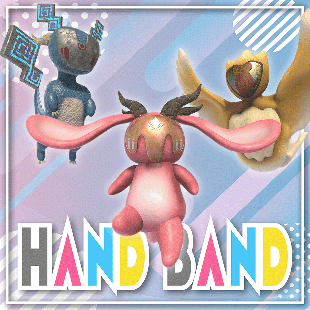 haku_4002's tweet image. モンスターから音を奏でるインスタレーション作品、「HAND BAND」を製作しました。

魅力的な三体のモンスターからは、ハンドジェスチャーで指揮者のように指示を出すことで、様々な音での演奏が楽しめます。

開発にはStyly for VisionProを用いています。

#XR
#Styly
#3DCG 
#VisionPro