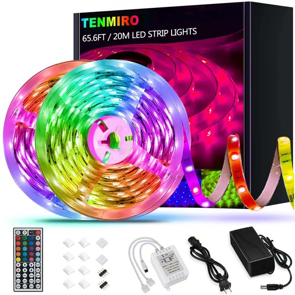 Thank you so much for the Tenmiro 65.6ft Led Strip Lights, Ultra Long RGB 5050 Color Changing LED Light Strips Kit with 44 Keys Ir Remote Led Lights for Bedroom, Kitchen, Home D from kuuretsu via Throne. You are Legendary! throne.com/poofthemagician #Wishlist #Throne