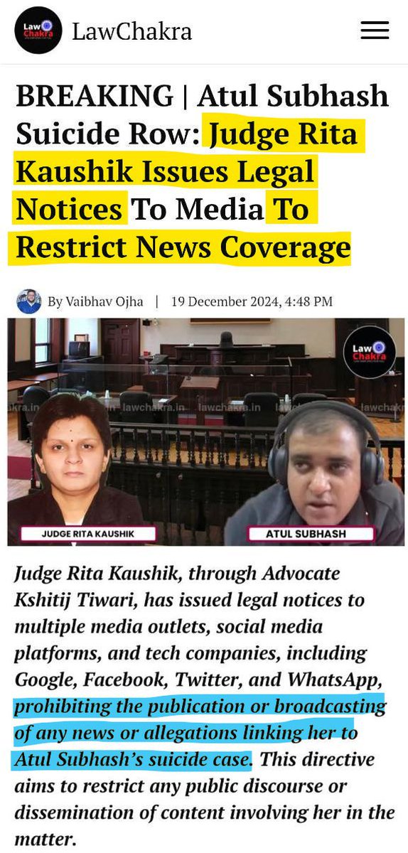 Atul tagged                   Because he
Elon, Trump                  knew India
&amp; Rumble in                  would do this
his last video                to him