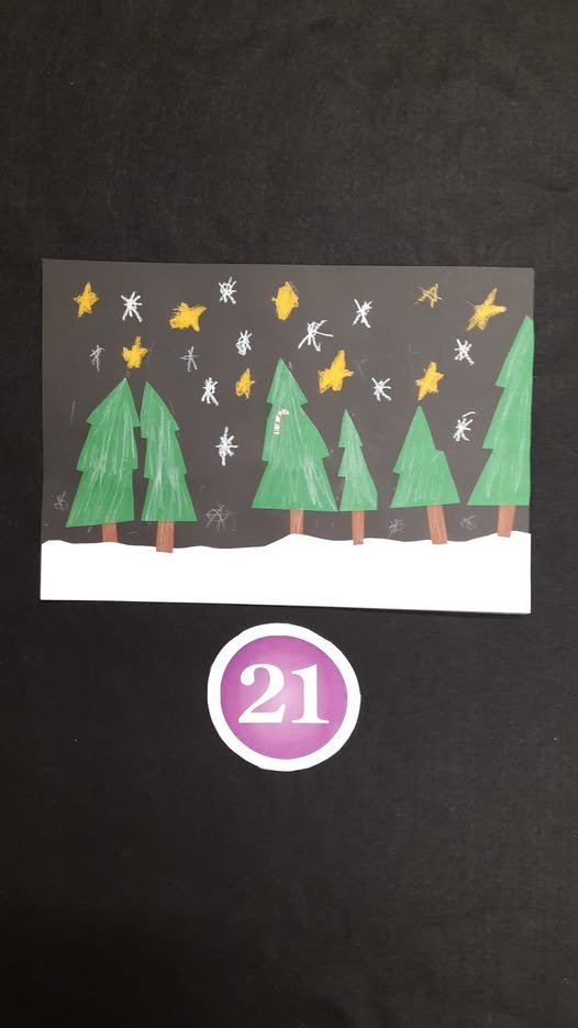PeLaLPR's tweet photo. Someadventtikalenterimme 21. luukusta löytyy kaunis, jouluinen metsä ja tähtitaivas. 🌲🌟❄️

Taiteilijana Atte.

#someadventtikalenteri #pelastakaalapset #lappeenranta https://t.co/JXOxGqNrzA