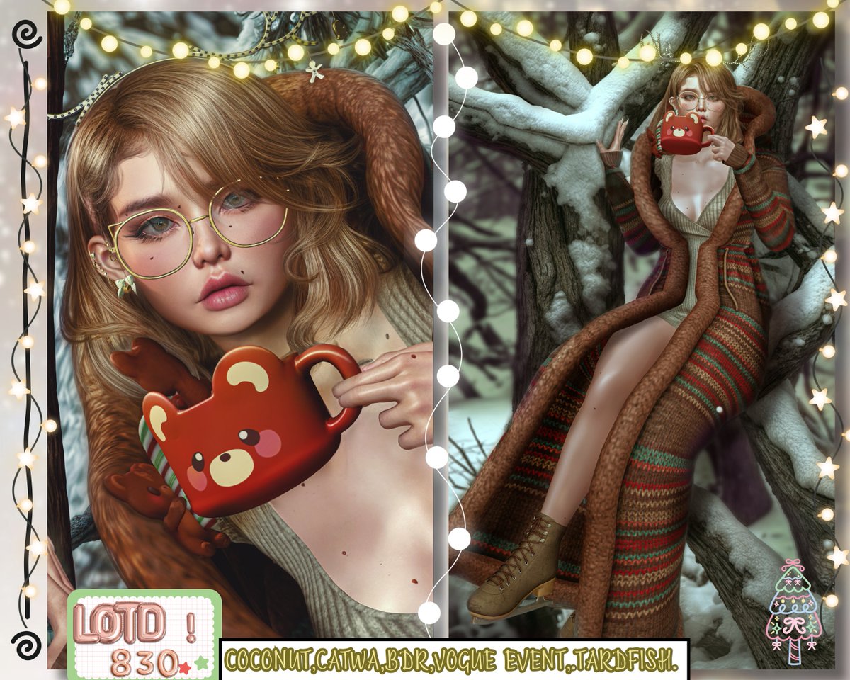 · ❥ 🎀LOTD #830🎀
♡[CATWA ]♡[COCONUT]♡[BDR ]♡[VOGUE EVENT]♡[Tardfish]
૮ • ﻌ - აᴳⁱᵛᵉ ᵐᵉ ᵃ ˡⁱᵗᵗˡᵉ ᵇⁱᵗ ᵒᶠ ˡᵒᵛᵉ🐇
#secondlife #SL #Secondlifephotography #lotd
#CATWA #coconut #BDR #VOGUEEVENT  #Tardfish.