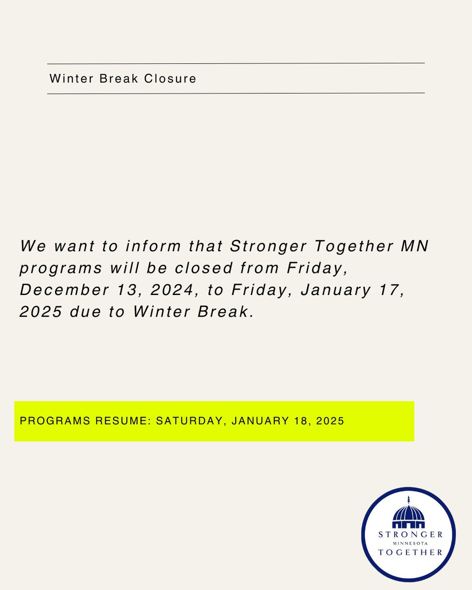 Stronger Together MN (@StrongerSTMN) / Posts / X