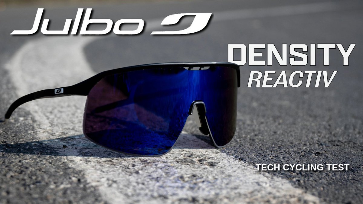 tech-cycling.it/julbo-density-… Test per i leggerissimi Density di Julbo in versione Reactiv, dotati di lente fotocromatica. Il disegno forme della lente offrono una visione panoramica in ogni condizione. Nel nostro test si sono distinti per comfort, peso minimale e buona aerodinamica.